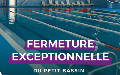 28 février : petit bassin fermé le matin